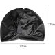 thumbnail image 3 of Gorro de baño LzGUNGY Tela plisada tipo bandana para mujer con protección para las orejas, 3 of 5