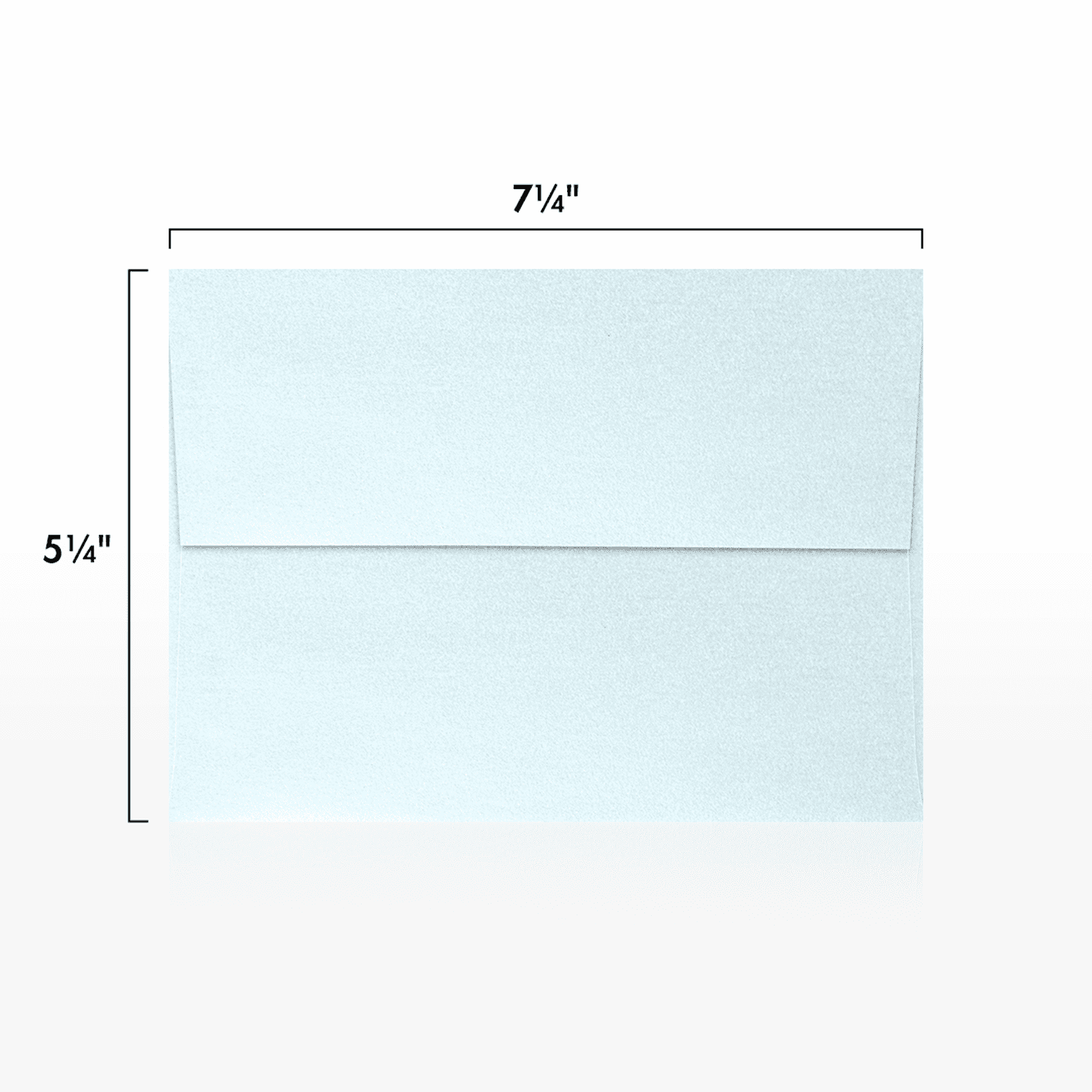 LUXPaper A7 Invitation Envelopes, 5 1/4 x 7 1/4, Aquamarine Metallic, 1000/Pack