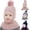 Navy-D, variant on Children's Balaclava Hat Scarf Earflap Set 2 in 1 Boys Girls Warm Windproof Knit Hat Cap for Christmas