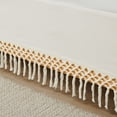 thumbnail image 2 of Boho Fringe Macrame Queen Size Bed Skirt by Sweet Jojo Designs, 2 of 5