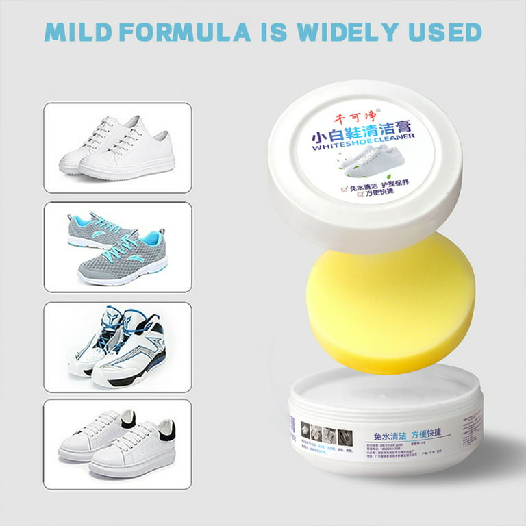 White Shoe Cleaning Cream Not Hurt Hands and Shoe Care Suitable for Car  interiors Sneakers 
