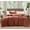 Rust, variant on Brooklyn Loom Matte Cotton Velvet 2-Piece Twin XL Comforter Set in Rust, Cotton , Adult, All Season, OEKO-TEX Certified