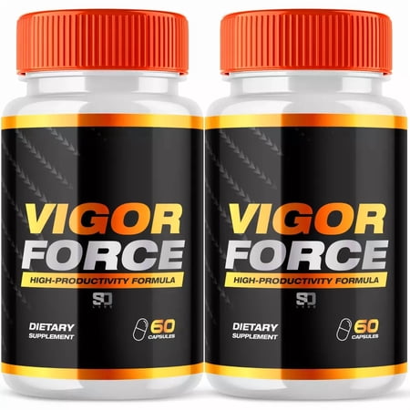 Vigor Force Male Pill - Boosts vitality & energy with a potent formula (2 Pack)