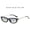 Black Frame Blue Yellow Sheet, variant on New European and American fashion small-frame cat-eye sunglasses, personalized trendy street style sunglasses for men and women, stylish and versatile
