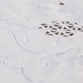 thumbnail image 3 of Sapphire Embroidered Design Tablecloth Size: 60" Round, Color: White, 3 of 4