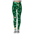 thumbnail image 4 of WILLBEST Leggings de Yoga Estampados Informales para Mujer, de Cintura Alta, para Entrenar, Correr, Cómodos, Elásticos Y con control Deportivo. Grande, 4 of 4