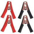 thumbnail image 1 of SHISUYAN 4 Pcs Pinces de Batterie d'Alligator, Pinces de Réparation d'Entretien de Batterie Auto, Accessoires de Batterie Automobile pour Remplacement de Chargeur, 1 of 8