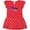 Red with Polka Dots, variant on Inktastic African American Girl, Cape, Superhero Girl Girls Toddler Dress
