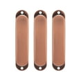 thumbnail image 1 of Guitare Électrique Single Coil Pickup Couvercle, Conception Standard Cuivre 3pcs Guitare Micro Couvercle Durable pour le Remplacement de Bronze Rouge, 1 of 8