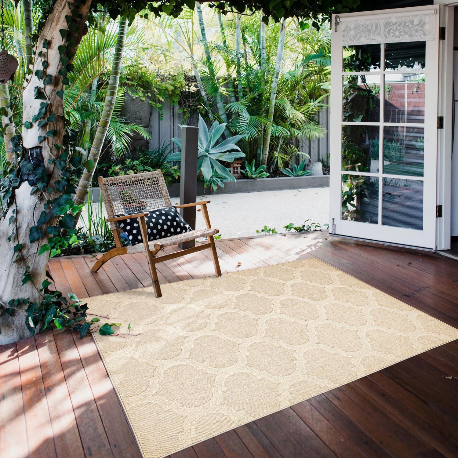 ECARPET Indoor/Outdoor for Balcony, Patio and Garden Cambridge