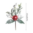 thumbnail image 2 of Uuowzo Christmas Picks Artificial Red Berry Stems Fake Holly Berries for Xmas Tree Ornaments DIY Wreath Vase Fireplace Decor Christmas Decoration Scene, 2 of 6