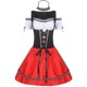 thumbnail image 3 of Disfraz de sirvienta de cerveza JanHm para mujer vestido Dirndl de Oktoberfest traje de fiesta Halloween, 3 of 5