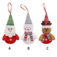 thumbnail image 3 of Advancent Pelusas Árbol de Navidad Colgante Reutilizable Hotel Restaurante Centro comercial Ramas Colgante Adorno Accesorios Papá Noel Type3 NO3, 3 of 6