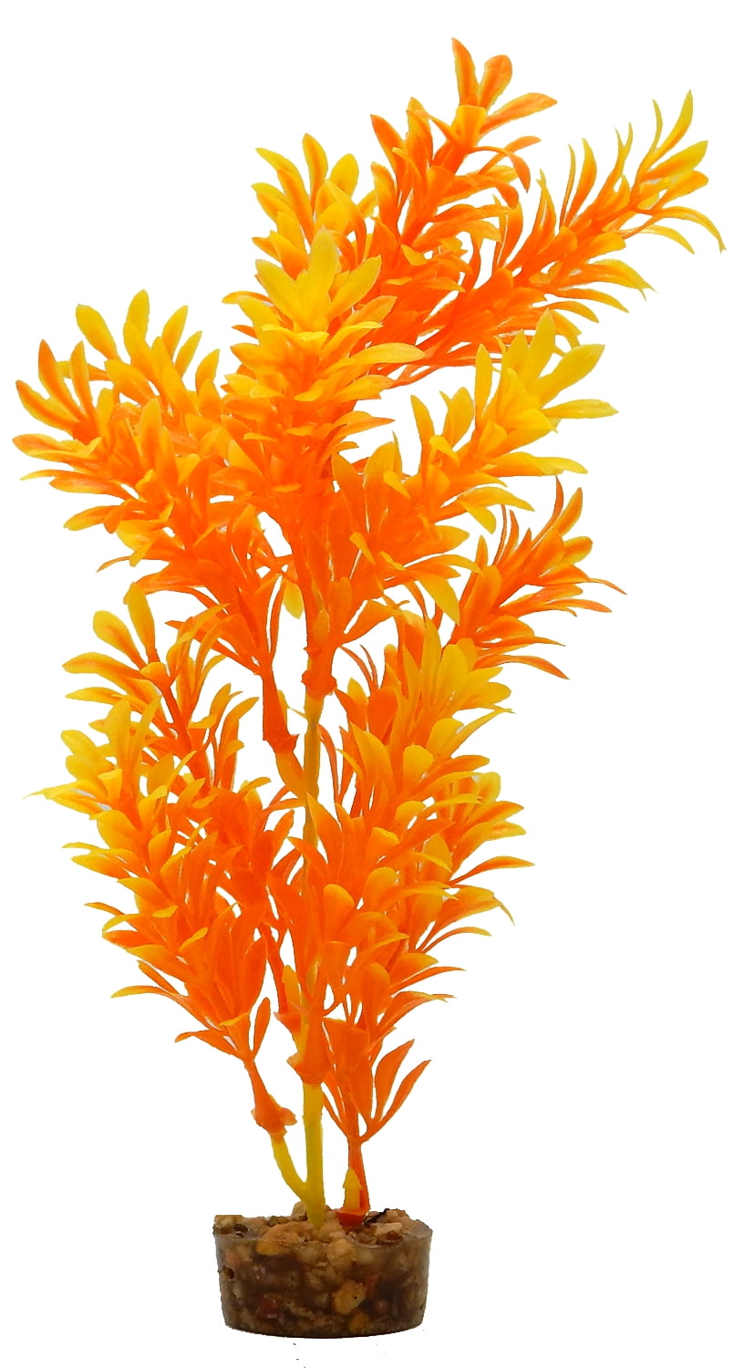 (2 pack) Aqua Culture Wild Flower Aquarium Plant Decoration, Assorted