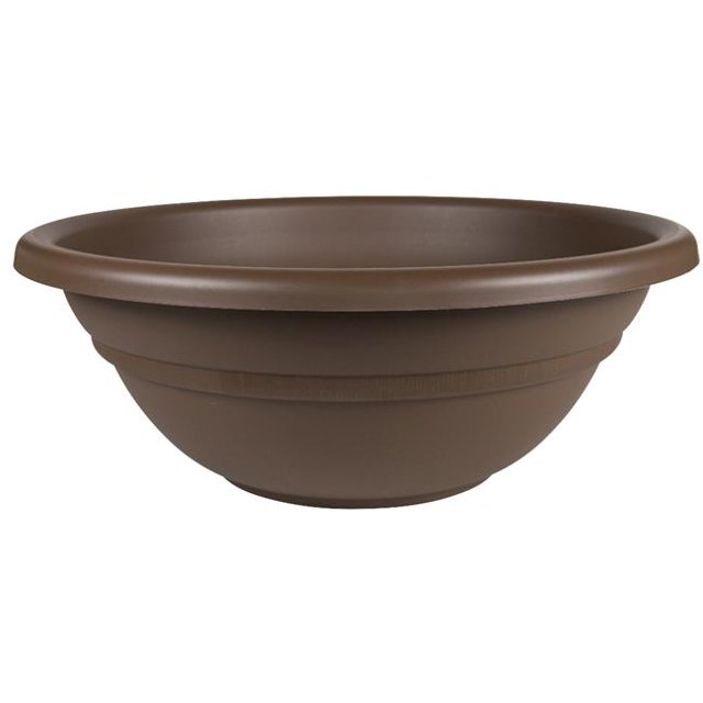 Bloem Milano Plant Bowl, 20", Chocolate