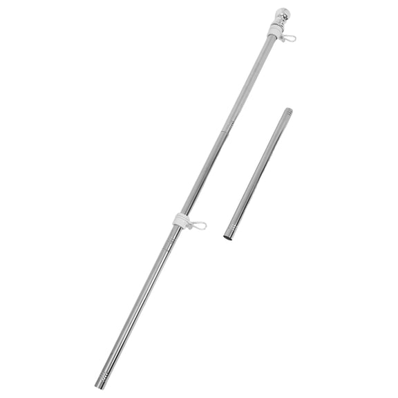 Soimiss Festival Flag Pole Stainless Steel Flag Pole for Porch 1 Set for Garden Thanksgiving Day