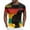Multicolor, variant on Tops for Men under $5 Short Sleeved Round Neck Printed Running Fitness Sports Shirt Multicolor M