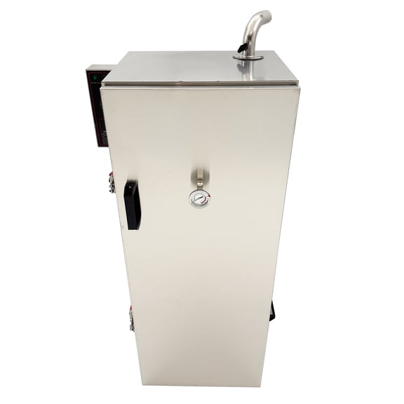 Vertical Digital Electric BBQ Meat Smoker Grill Sausage Smoke Oven with Side Wood Chip Loader