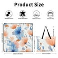 thumbnail image 2 of Watercolor Floral Seamless Pattern Design Outdoor Picnic Blanket, Foldable Waterproof Beach Mat, Portable Beach Blanket for Beach Camping, Hiking, Family Concerts, 2 of 7