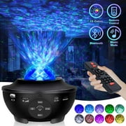 Romantic Starry Night Projector Light Romantic LED Galaxy Sky Music Player Lights Star Projection Lamp for Kids & Adults