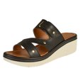 thumbnail image 1 of Plataforma Para Mujer CASTALIA 157-48 Negro Detalles Dorados, 1 of 3