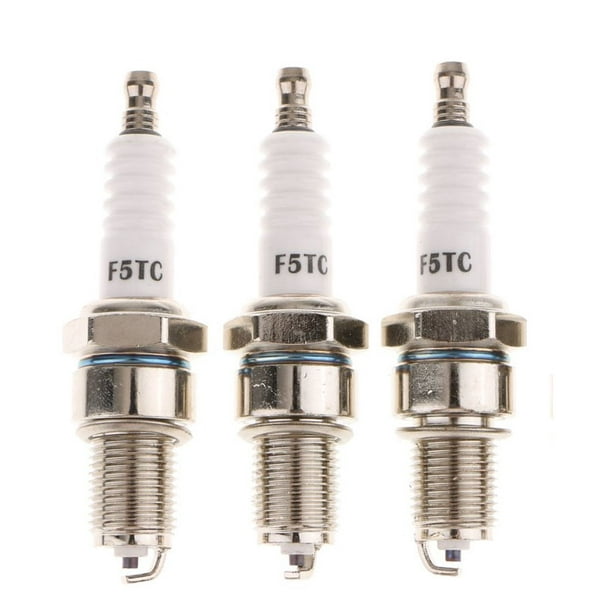 3pcs Spark Plug F5TC, compatible with Coleman 196cc CT200U Trail