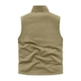 thumbnail image 3 of Pejock Mens Outdoor Work Fishing Travel Photo Cargo Vest Hiking Waistcoat Jacket with Multi-Pockets, 3 of 3