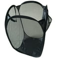 thumbnail image 2 of Foldable Pop Up Easy Open Mesh Laundry Clothes Hamper Basket for College Dorm (Black), 2 of 7
