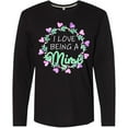 thumbnail image 3 of Inktastic I Love Being a Mimi- Circle of Hearts Long Sleeve T-Shirt, 3 of 5