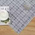 GlowSol 6' x 9' Modern Plaid Area Rug Geometric Checkered Rug Soft Faux