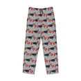 thumbnail image 2 of Fotbe Dachshund Dog Heart Men's Pajama Pants,Sleepwear Pants,Pj Bottoms Drawstring And Pockets-Medium, 2 of 7