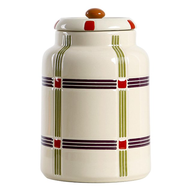 Coffee Container Food Container Airtight Lid Cereal Coffee Beans Ceramic Storage Large