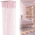 thumbnail image 2 of BadPiggies 39"x78" Crystal Beads String Door Curtain Room Divider Window Panel Fringe Beaded Tassel Crystal Screen Home, Pink, 2 of 10