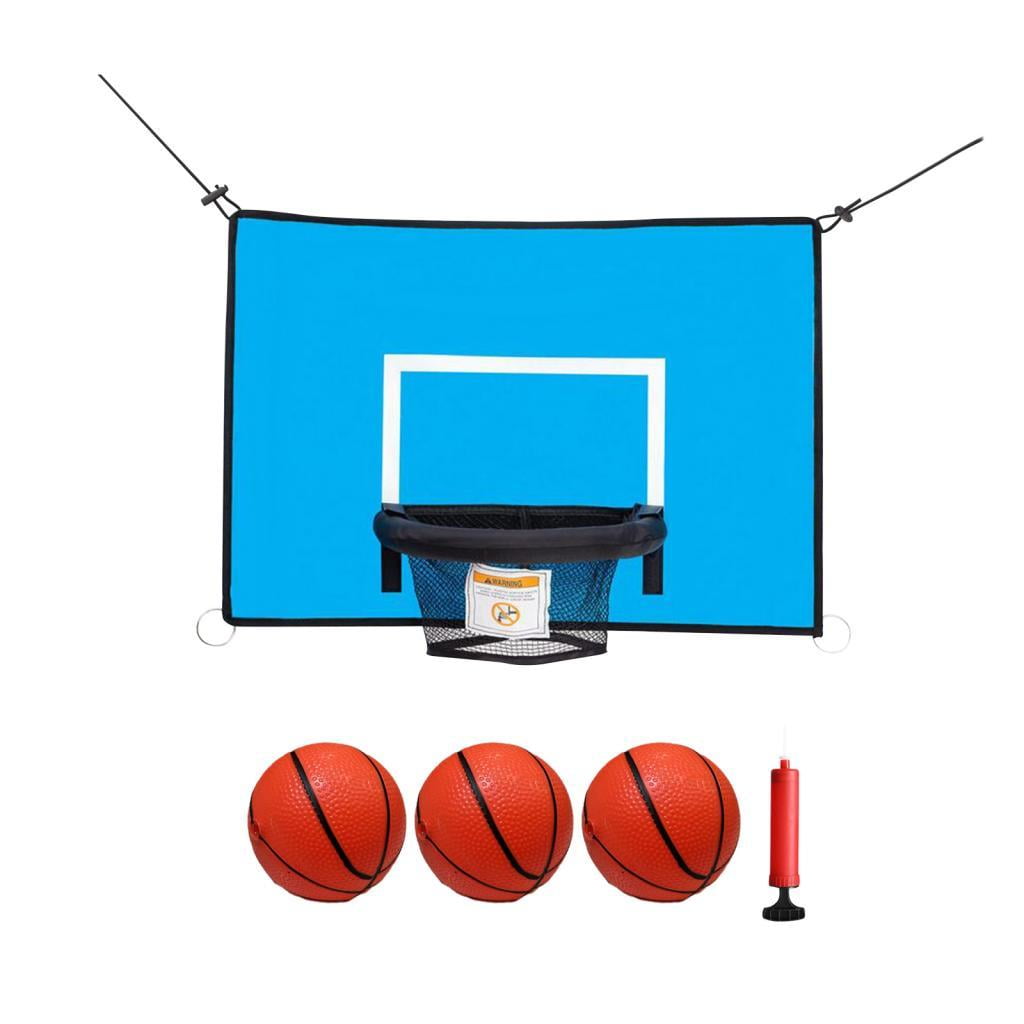 harayaa Basketball Hoop for Trampoline Basketball Training Outside Indoor Outdoor Sports Style D