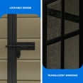 thumbnail image 5 of Dextrus Resilient Outdoor Storage Shed, All-Weather Storage with Reinforced Floorfor Garden, Backyard, Patio, 5 of 6