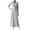 #B Gray, variant on Womens Winter Dresses Long Sleeve V-Neck Slim Fit Brushed Knit Ribbed Striped Length Dress A-Line Casual Stretch Solid Color Street Style Skirts Comfortable Warm Party Evening Formal Dress