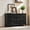 Black, variant on Buildhom 54" Farmhouse 7-Drawer Dresser with 4 Wood Legs, Wood Chest for Bedroom, Living Room, White