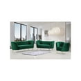 thumbnail image 4 of Meridian Furniture Margo Green Velvet Loveseat, 4 of 6
