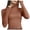 Brown, variant on Tops for Women Long Sleeve Turtleneck Tops Casual Base Layer Lightweight Shirts 2024 Lady Fashion Size:XL
