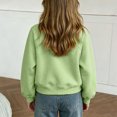 thumbnail image 5 of Ashirexll Girls Sweatshirts Solid Stand Collar Full Zip Long Sleeve Sweatshirt Outerwear for Big Girls 5-14 Years, 5 of 7