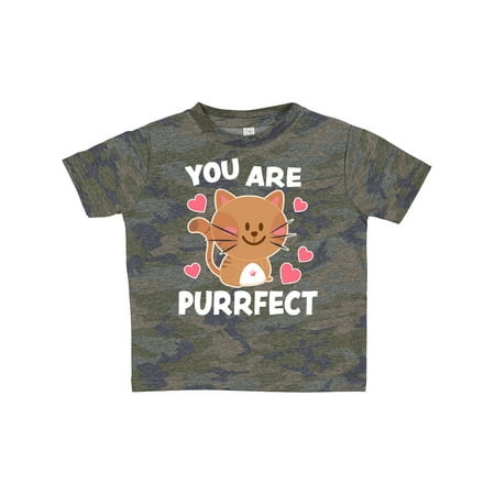 

Inktastic You Are Purrfect with Cute Cat and Hearts Pink Gift Toddler Toddler Girl T-Shirt
