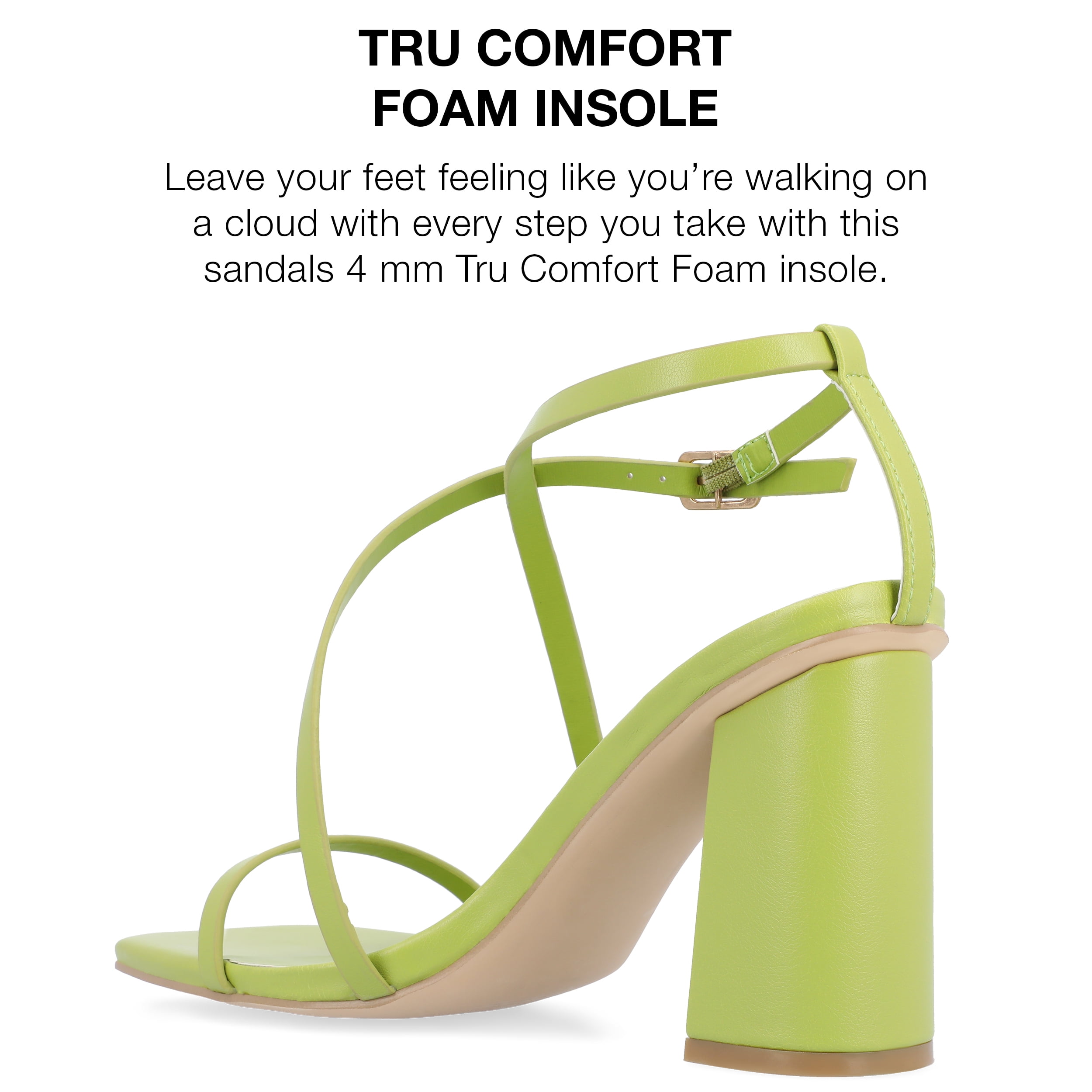 Journee Collection Womens Lenorra Tru Comfort Foam Covered Block Heel Sandals