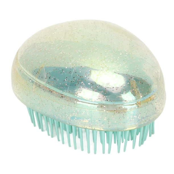 Peine Del Cepillo De Pelo De La Forma Del Huevo, Cepillo Del Masaje Del Pelo Portátil Dureza Moderada Agarre Cómodo PC TPEE Para Viajar