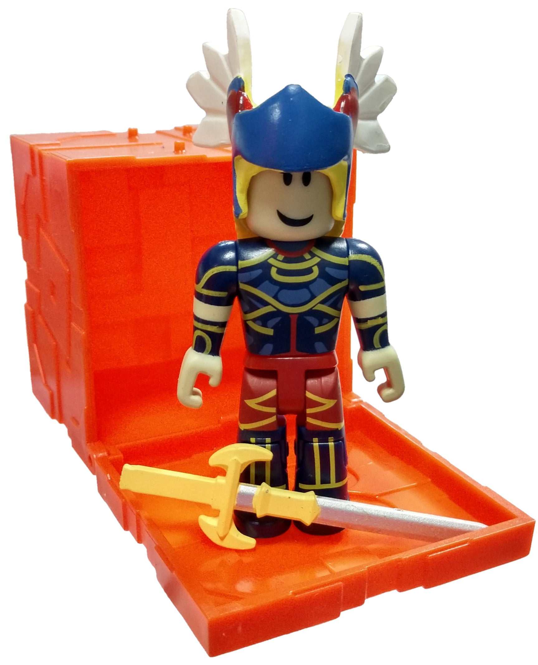 Roblox Series 6 Summoner Tycoon Valkyrie Mini Figure With Orange Cube And Online Code No Packaging Walmart Com Walmart Com - roblox red valkyrie toy
