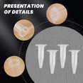 thumbnail image 5 of 500 Pcs Laboratory Clear White Mark Printed Plastic Centrifuge Tube 1.5ml, 5 of 5