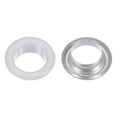 thumbnail image 4 of Unique Bargains 100PCS Grommets Eyelets 2/5 Inch (10mm) ID Hole Metal Self Backing Eyelet with Washers for Leather White, 4 of 7