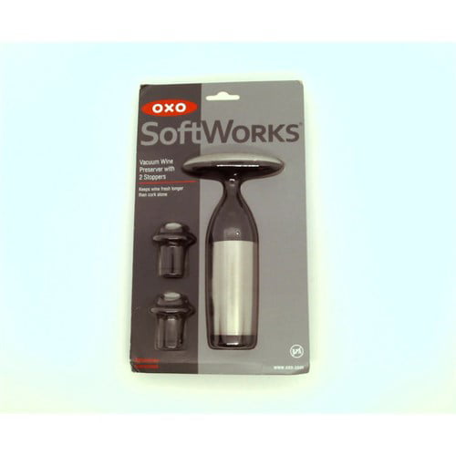 set of 1 Black OXO Vacuum Wine Preserver Replacement Stoppers 