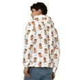 thumbnail image 4 of Naloa Cute Little Pirate Red Panda Men’s Hoodies, Zip up Hoodie, Sweatshirts,Hoodies for Men Sizes S-3XL-Large, 4 of 5