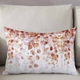 thumbnail image 3 of Orange Eucalyptus Throw Pillow Cover 20 x 30 Inch Decorative Pillow Cover Botanical Leaves Branch Spring Summer Lumbar Pillowcase Seasonal Rectangle Cushion Case for Couch Sofa Bed Living Room, 3 of 7