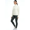 thumbnail image 4 of icyzone Quarter Zip Pullover for Women Thermal Long Sleeve Shirts Fleece Jacket, 4 of 5